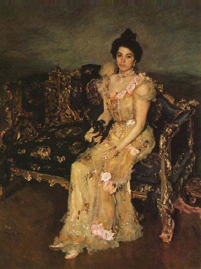 Valentin Serov S.M. Botkina, 1899 France oil painting art